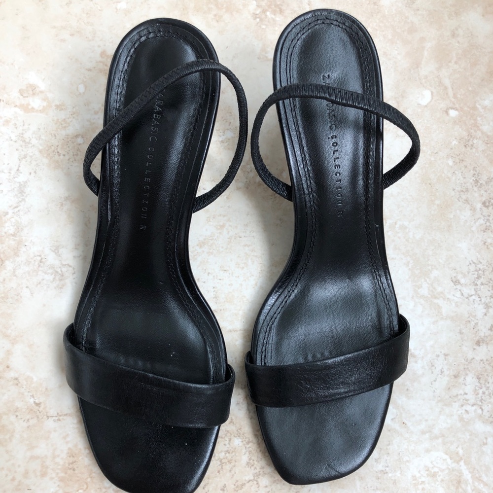 ZARA black sandals